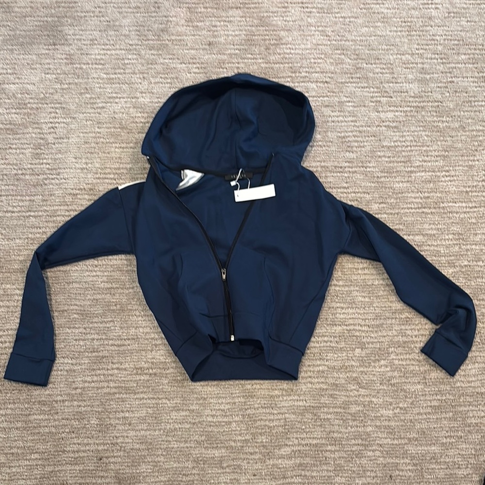 Women's Blue Hooded Jacket